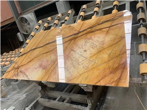 giallo siena marble kitchen wall slab dolomite gold tile